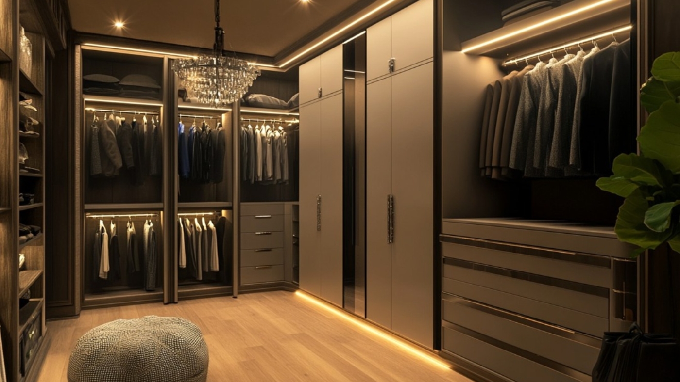 Гардеробная «Базальтин»4