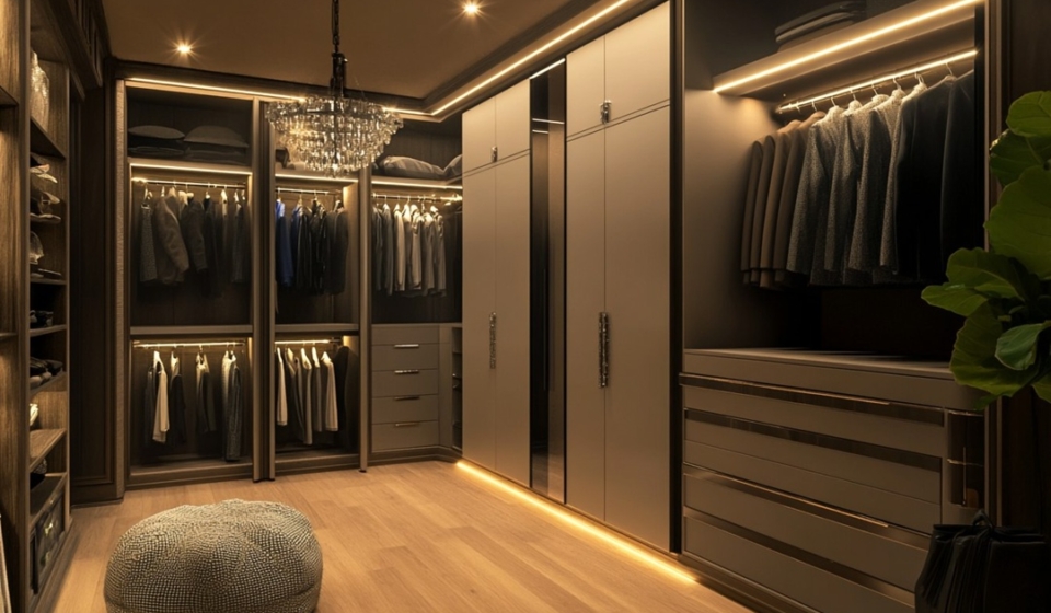 Гардеробная «Базальтин»4